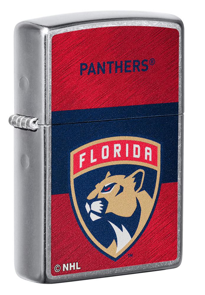 Zippo NHL Florida Panthers Hockey Team, Street Chrome Finish Lighter #48040