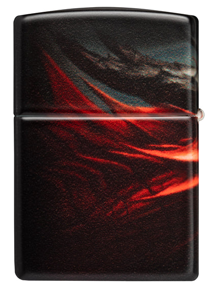 Zippo Ancient Red Dragon Design, 540 Matte Color Lighter #48777