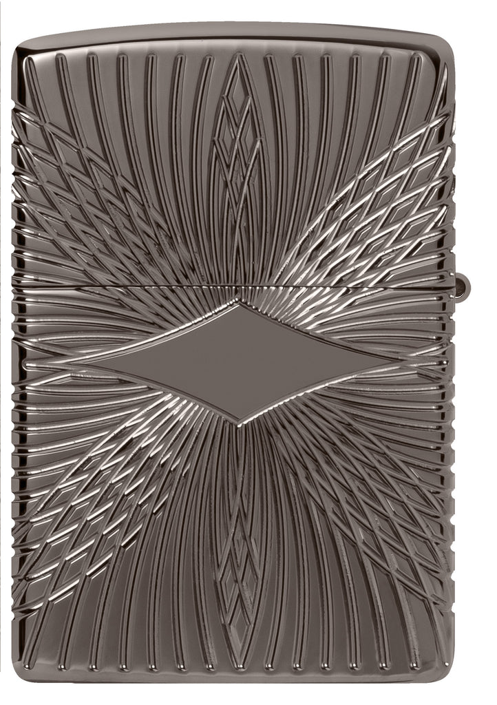 Zippo Pattern Design, Armor Black Ice MultiCut Lighter #49291