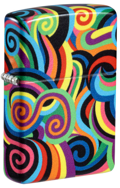 Zippo Rietveld Glowing Swirls 540 Design Lighter #46491