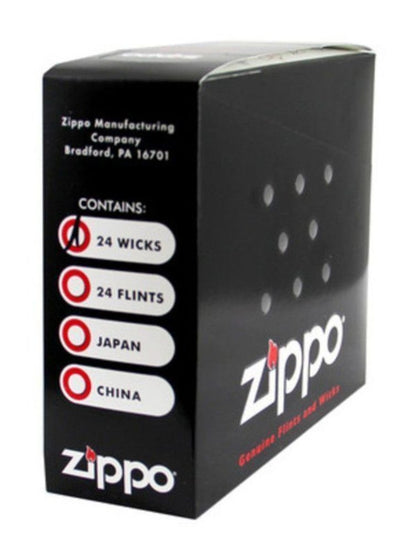 Zippo Display Box (24) Replacement Wicks, Individually Carded #2425