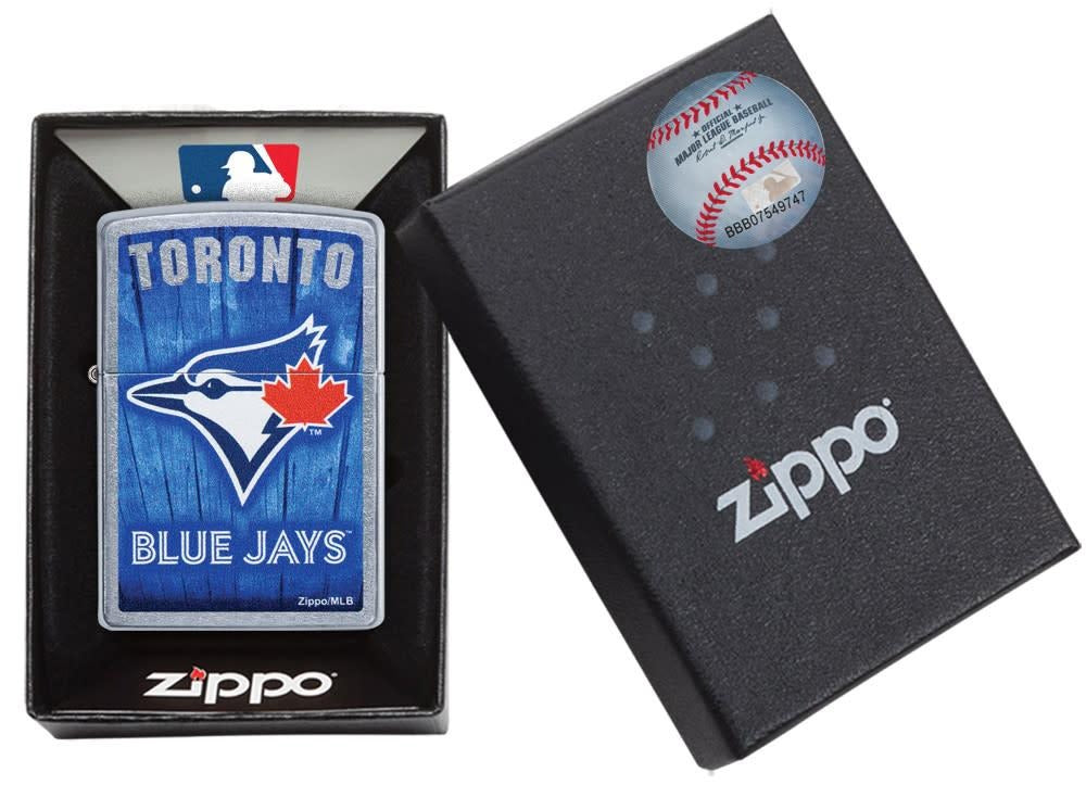 Zippo MLB Toronto Blue Jays Baseball Team, Street Chrome Lighter #29970