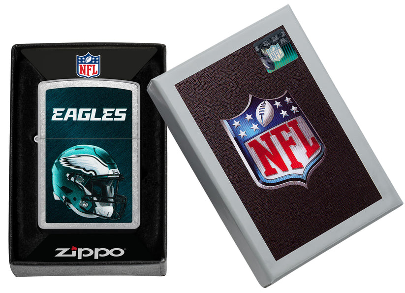 Zippo NFL Philadelphia Eagles Street Chrome Lighter #48444