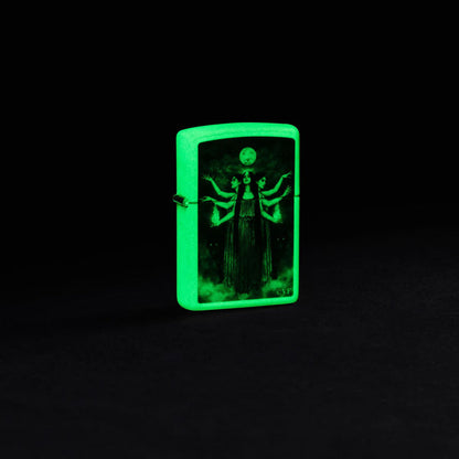 Zippo Victoria Francés Hecate Gothic Design, Glow In The Dark Lighter #48950