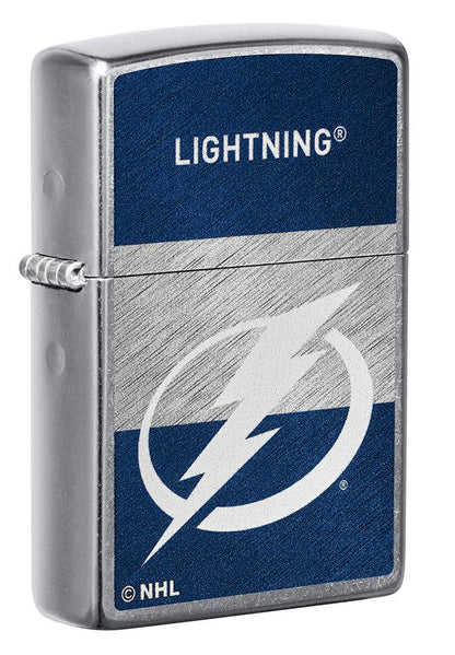 Zippo NHL Tampa Bay Lightning Hockey Team, Street Chrome Lighter #48054