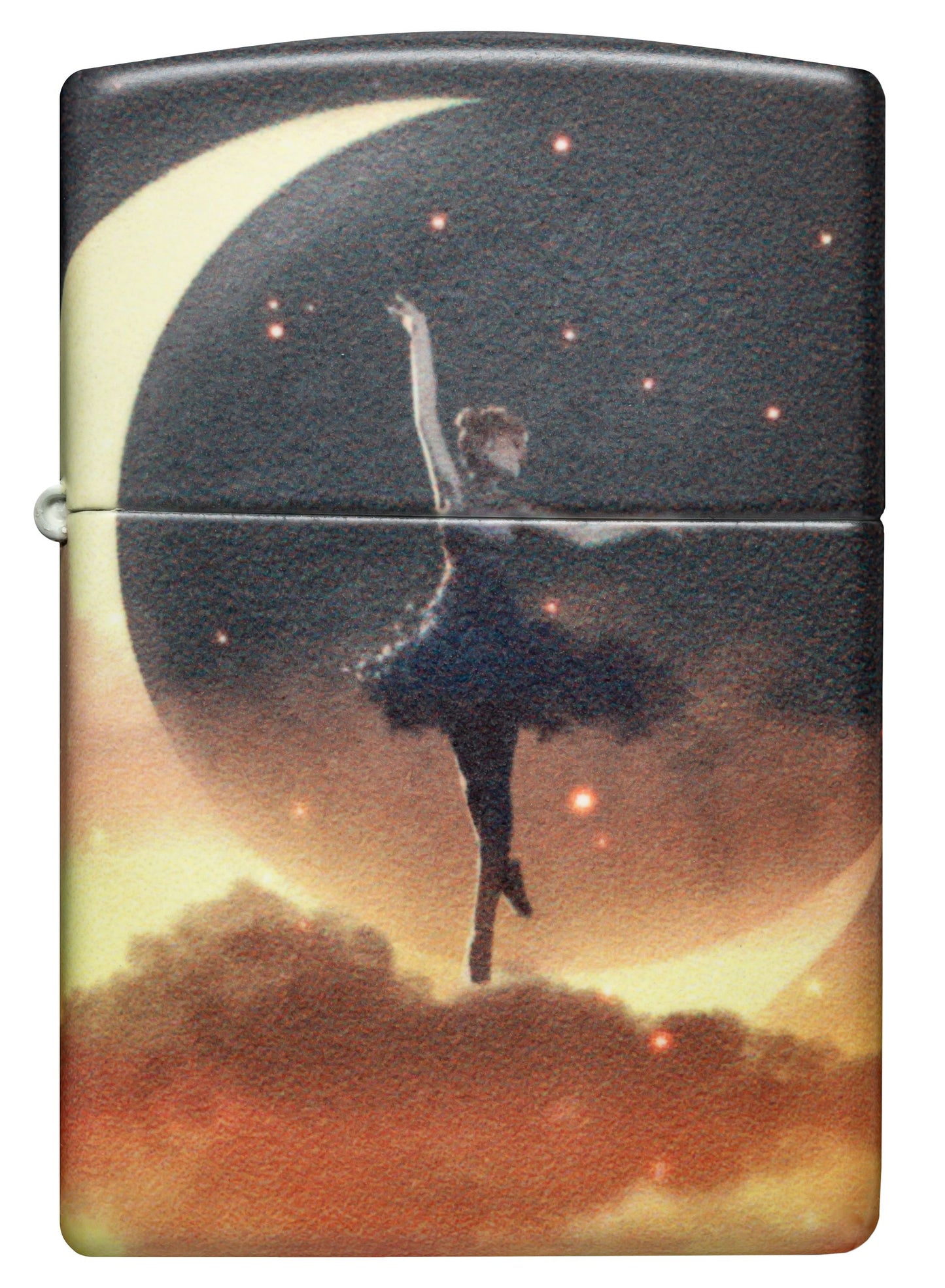 Zippo Ballerina on the Moon, Glow-in-the-Dark Green 540 Color Lighter #48781