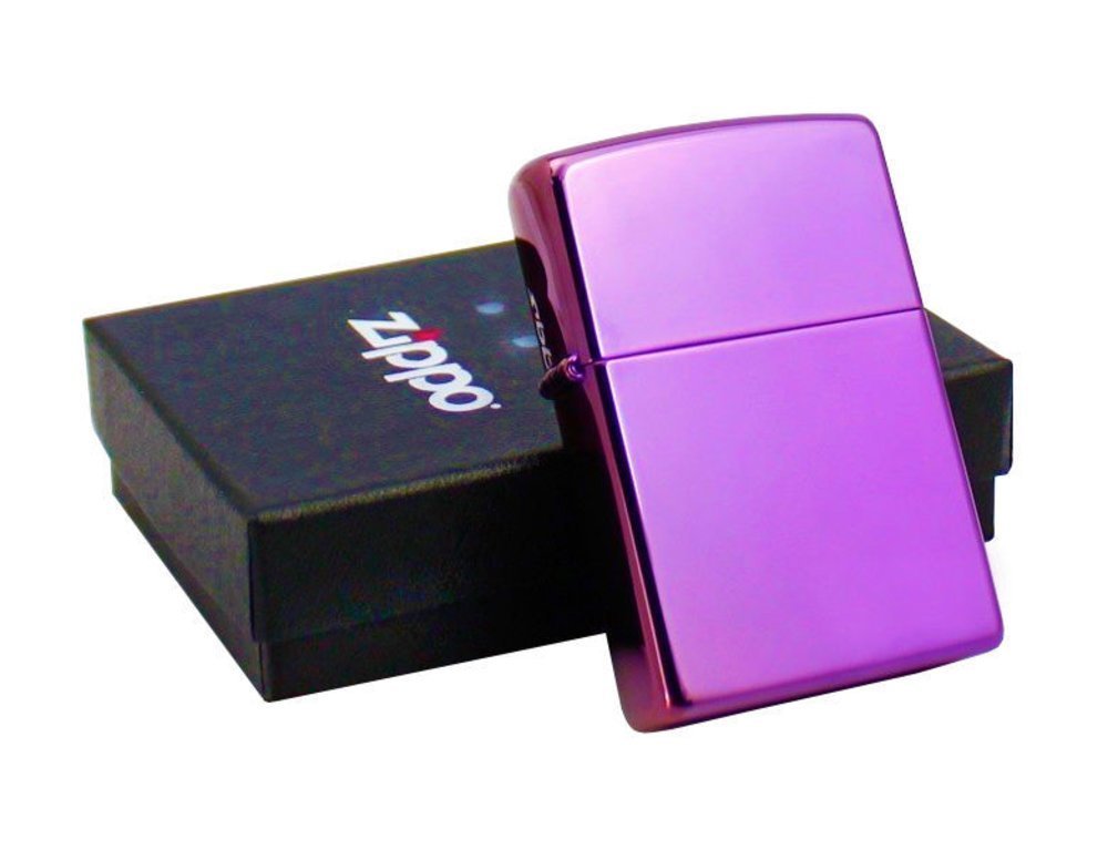 Zippo Classic High Polish Purple Lighter Base Model #24747