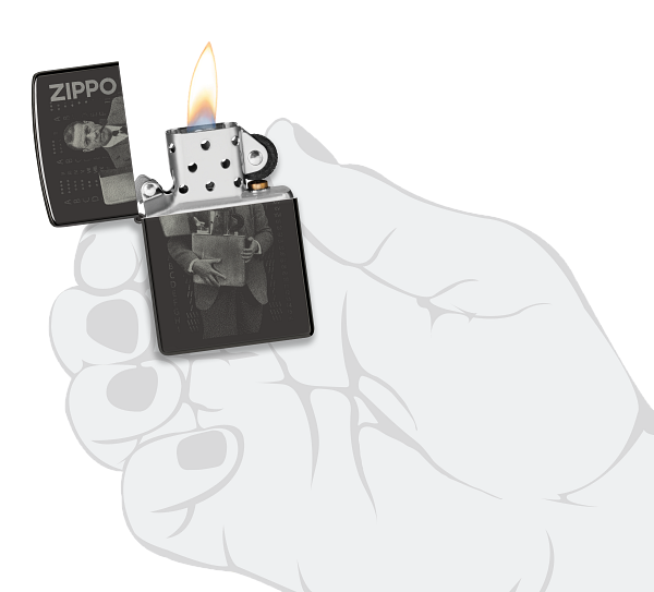 Zippo Founders Day 2023 Design, Laser Two Tone Lighter #48702