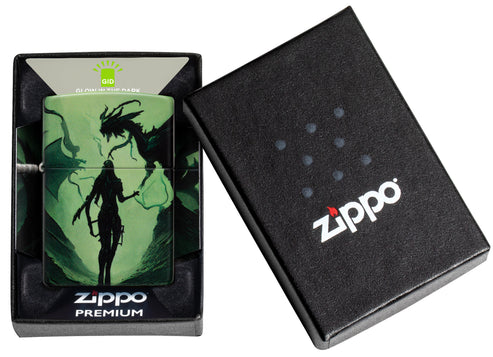 Zippo Glowing Dragon Glow-in-the-Dark 540 Color Lighter #46130