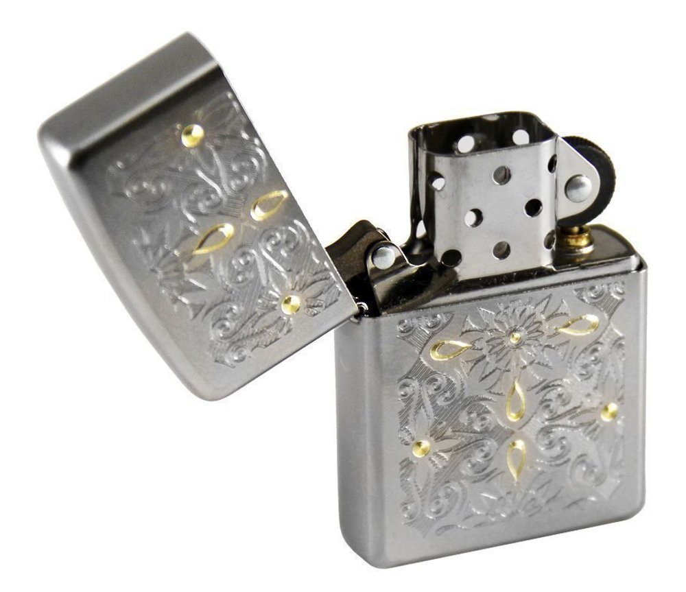 Zippo Classical Curve Design, Satin Chrome Lighter #28457