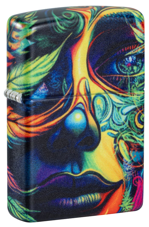 Zippo Cannabis Camo Design, 540 Matte Finish Lighter #46594