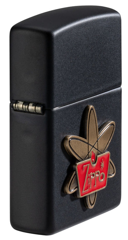 Zippo Atomic Zippo Retro Style, Black Matte Lighter #48920