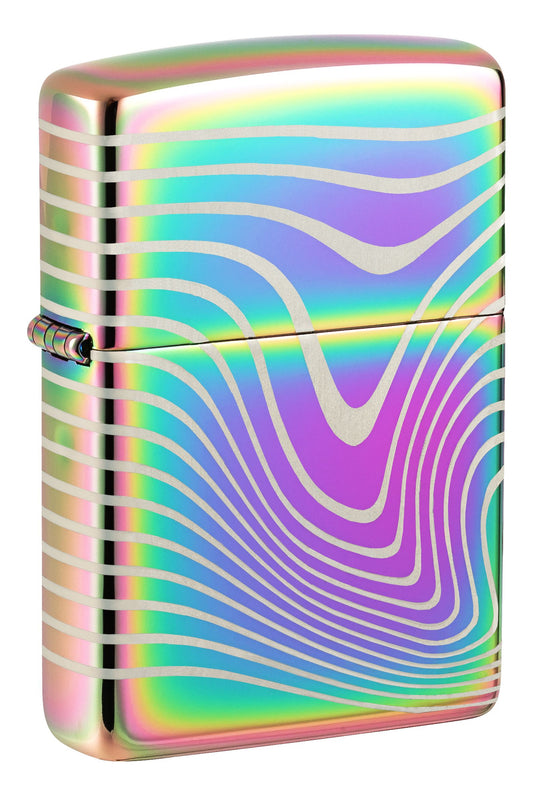 Zippo Multi Color Pattern, Laser 360 Lighter #48775