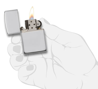 Zippo High Polish Sterling Silver Lighter #15