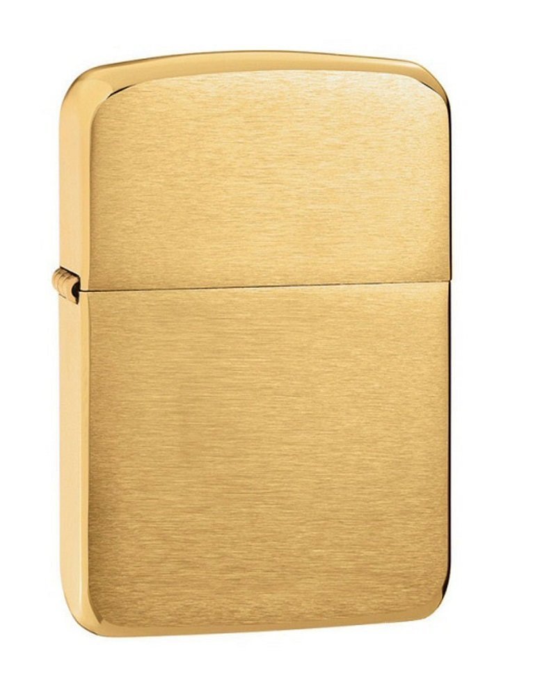 Zippo 1941 Vintage Replica Lighter, Brushed Brass #1941B