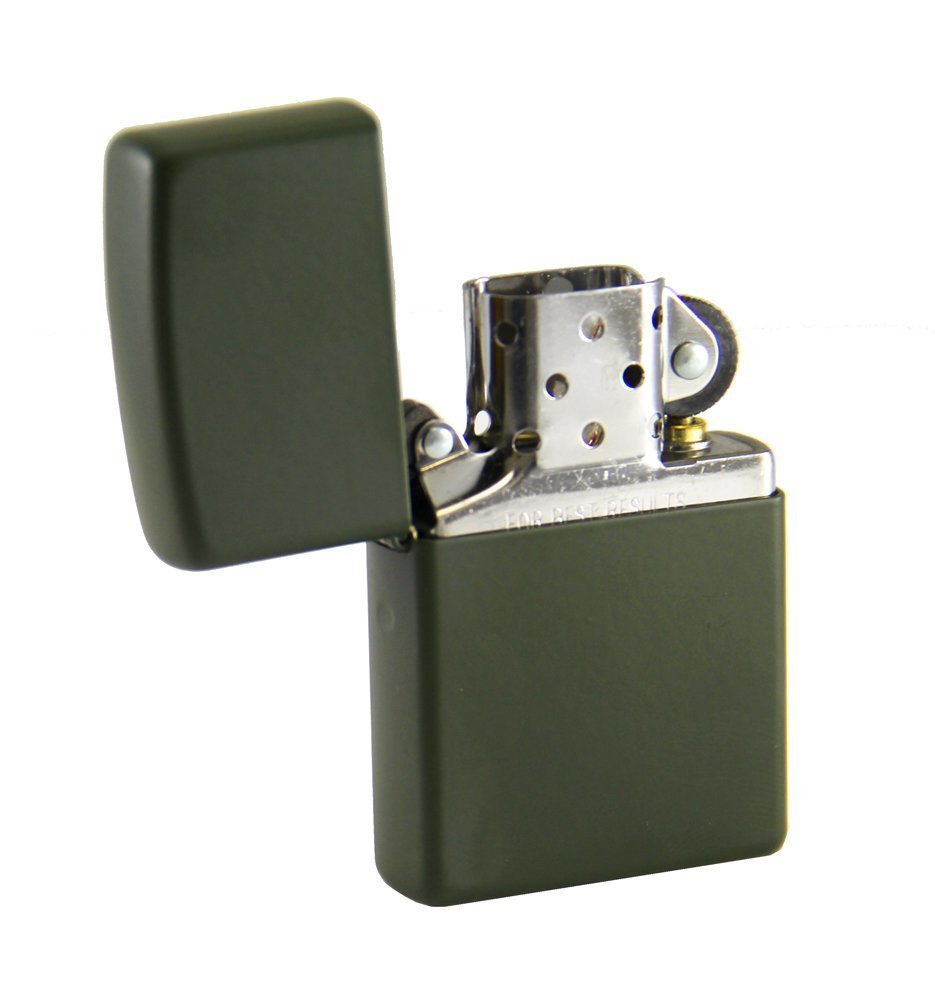 Zippo Green Matte Lighter #221