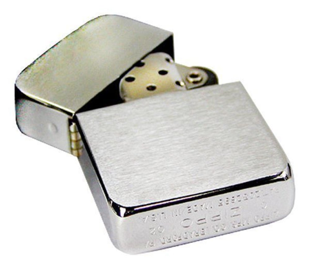 Zippo 1941 Vintage Replica Lighter, Windproof Brushed Chrome #1941