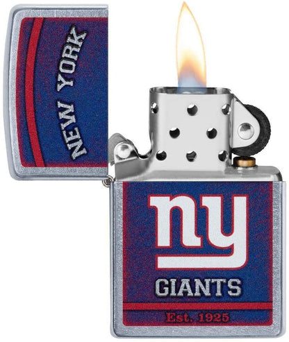 Zippo NFL New York Giants, Street Chrome Finish, Windproof Lighter #29954