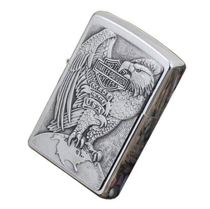 Zippo Harley Davidson Eagle & Globe Emblem Genuine Windproof Lighter #200HD.H231