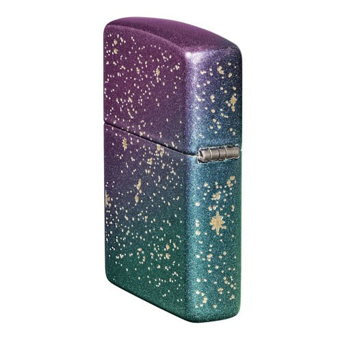 Zippo Starry Night Sky Design, Iridescent Finish, Windproof Lighter #49448