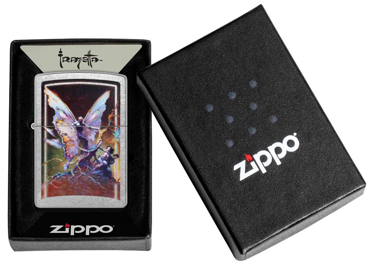 Zippo Guardian Fairy Design, Street Chrome Lighter #48377