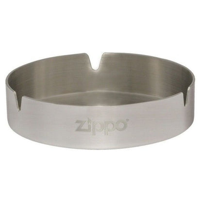 Zippo Stainless Steel Cigarette Ashtray w/ Logo #121512