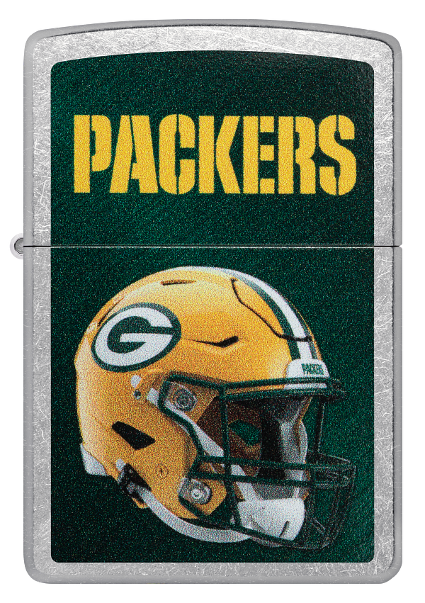 Zippo NFL Green Bay Packers Footbal Team, Street Chrome Lighter #48429