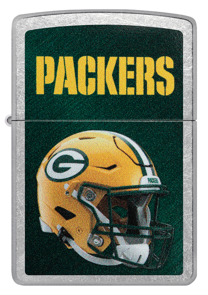 Zippo NFL Green Bay Packers Footbal Team, Street Chrome Lighter #48429