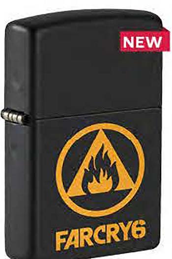 Zippo Ubisoft Far Cry 6, Black Matte Windproof Lighter #49549