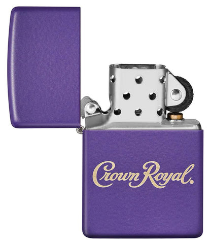 Zippo Crown Royal Logo, Purple Matte Finish Lighter #49460