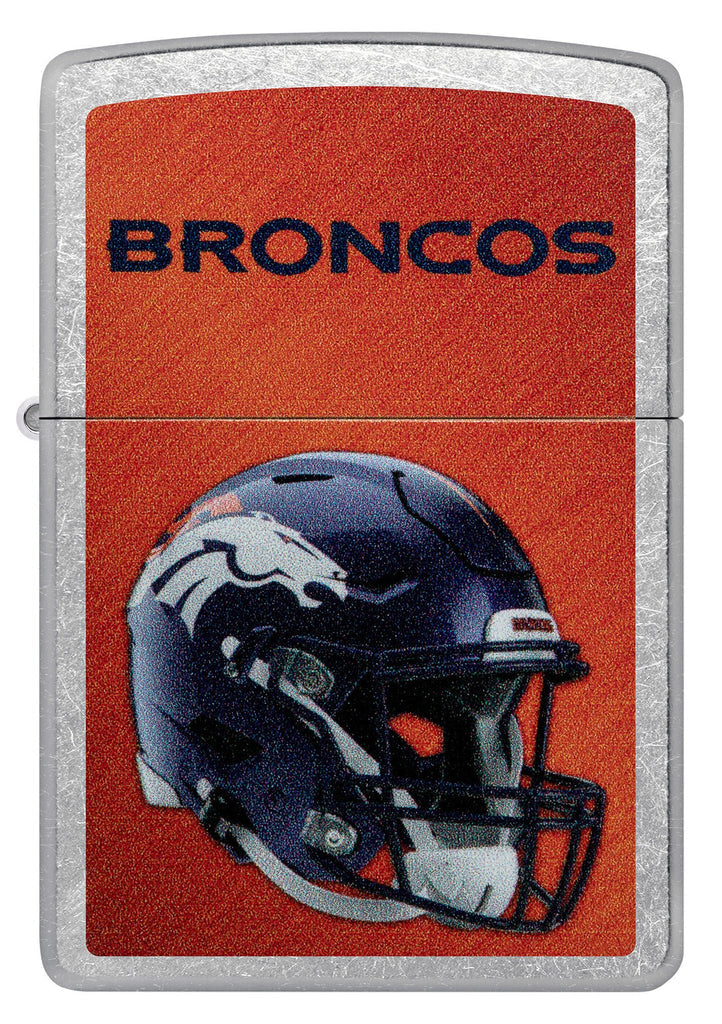 Zippo NFL Denver Broncos Football Team, Street Chrome Lighter #48427