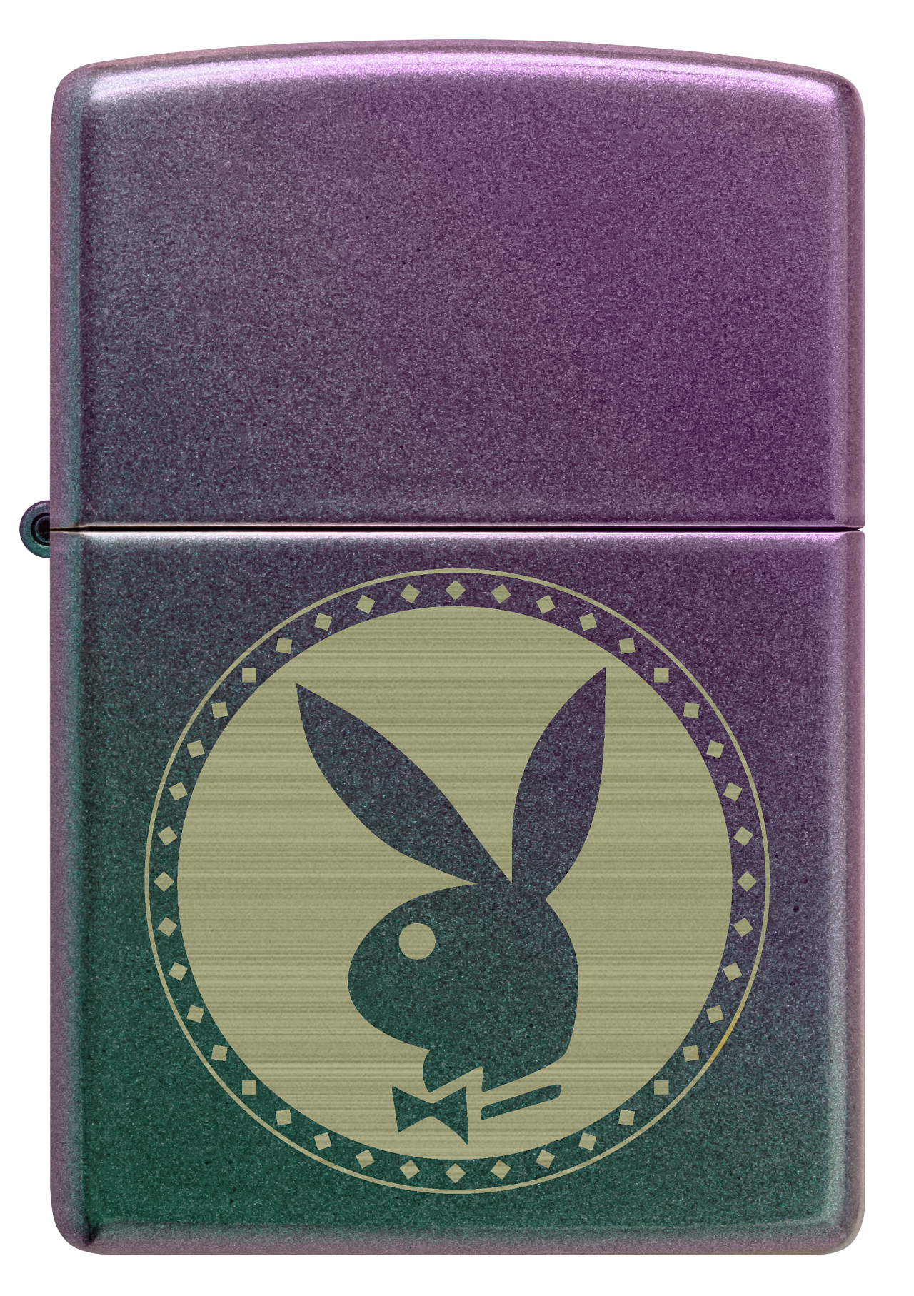 Zippo Playboy Logo Laser Engraved, Iridescent Finish Lighter #48380