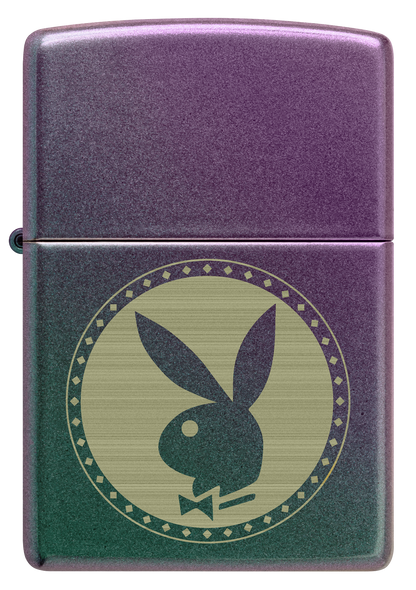 Zippo Playboy Logo Laser Engraved, Iridescent Finish Lighter #48380