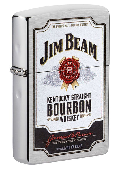 Zippo Jim Beam Kentucky Straight Bourbon Whiskey, Windproof Lighter #49325