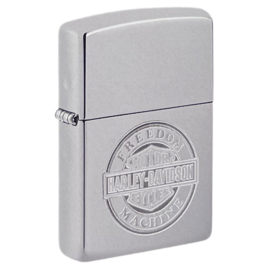 Zippo Harley Davidson Design, High Polish Chrome Lighter #49829