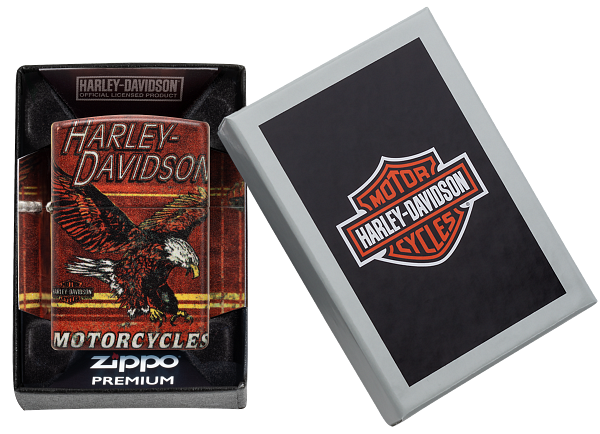 Zippo Harley Davidson Eagle 540 Color Design Lighter #48602