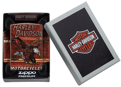 Zippo Harley Davidson Eagle 540 Color Design Lighter #48602