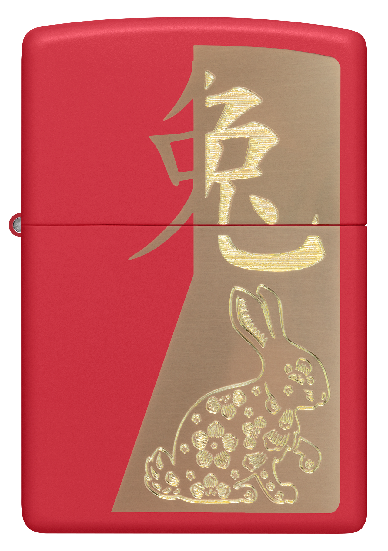 Zippo Year Of The Rabbit, Red Matte Lighter #48282