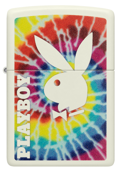 Zippo Playboy Logo, Trippy Glow-in-the-Dark Lighter #48373