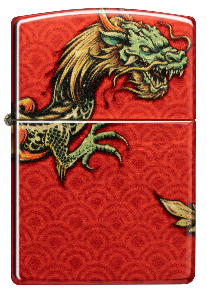 Zippo Dragon 540 Fusion Tumbled Brass Lighter #48513