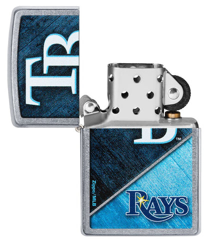 Zippo MLB Tampa Bay Rays, Baseball Team, Street Chrome Lighter #49750