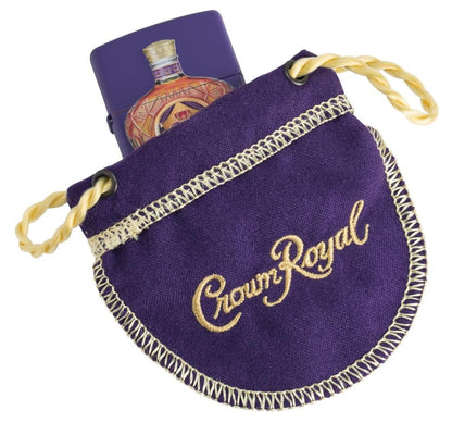 Zippo Crown Royal Purple Matte Lighter + Small Pouch Gift Set #49661