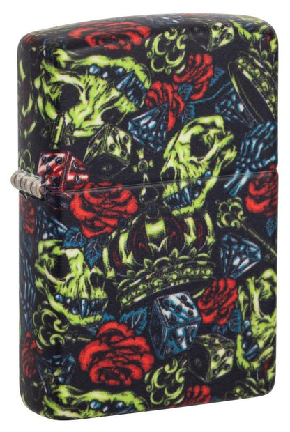 Zippo 540° Glow In The Dark Design, Windproof Lighter #49696