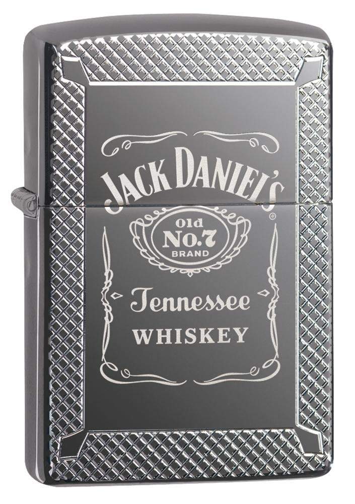 Zippo Jack Daniels Tennessee Whiskey, Black Ice Finish Lighter #49040