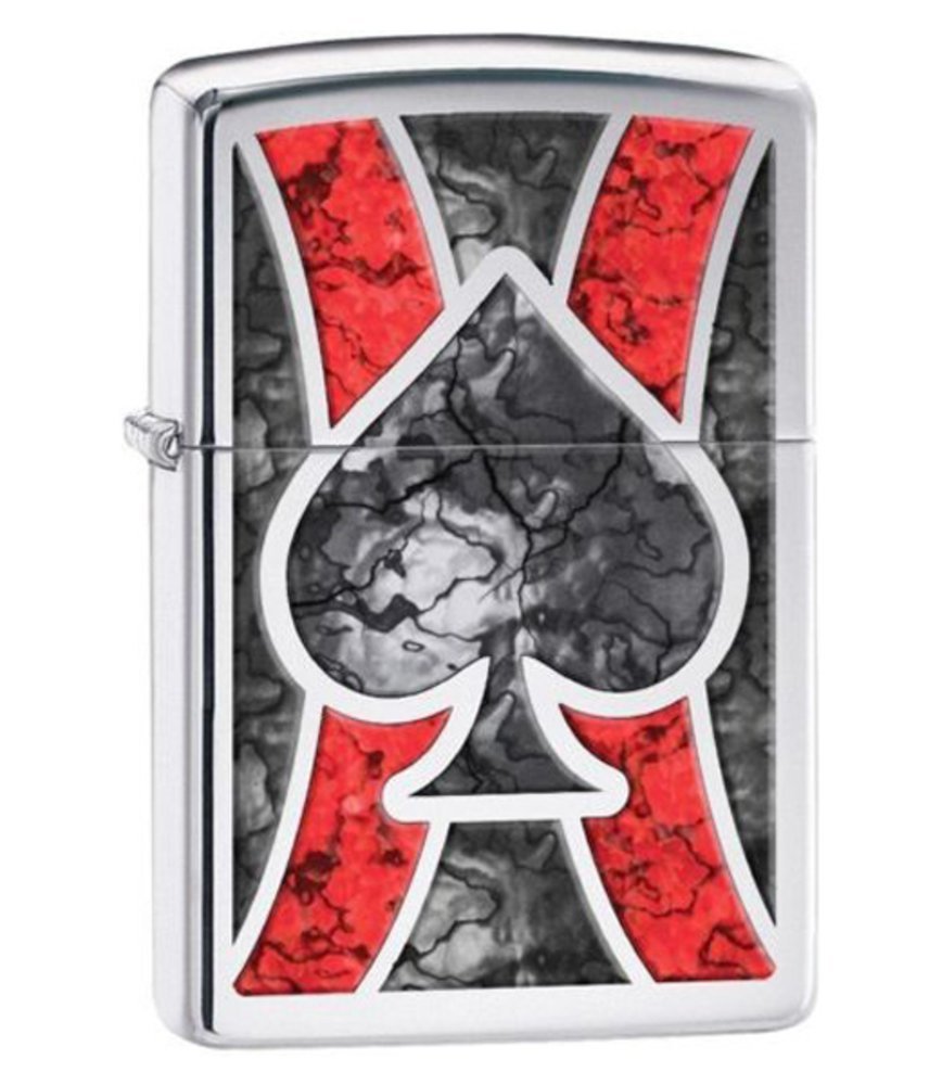 Zippo Ace Lighter, High Polish Chrome, Fusion, Windproof #28952