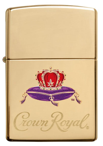 Zippo Crown Royal, High Polish Brass Windproof Lighter #49657