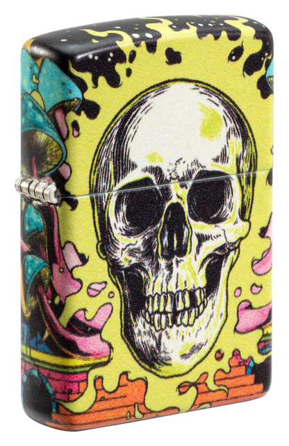 Zippo Glow in the Dark Green Skull 540 Color Design #48640