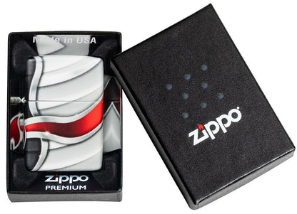 Zippo Flame Logo Design, 540° Color Wrap, Genuine Windproof Lighter #49357