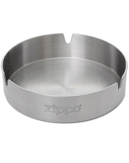 Zippo Stainless Steel Cigarette Ashtray w/ Logo #121512