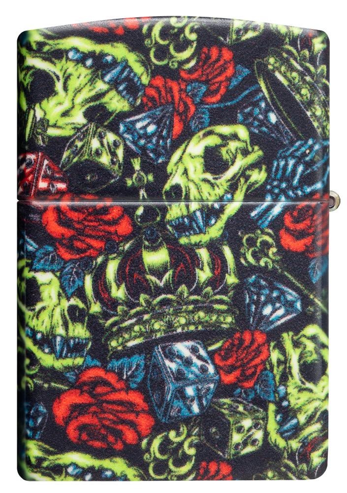 Zippo 540° Glow In The Dark Design, Windproof Lighter #49696